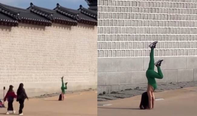 韩媒：越南一女子在首尔景福宫穿紧身衣练瑜伽引韩网民不满<strong></p>
<p>比特现金</strong>，当事人回应