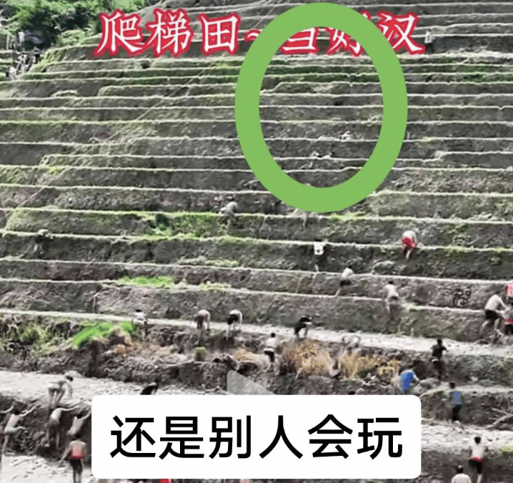 桂林一景区回应爬梯田比赛前两名半坡起跑作弊：游客赛前试爬后躺半坡<strong></p>
<p>eth</strong>，工作人员没发现