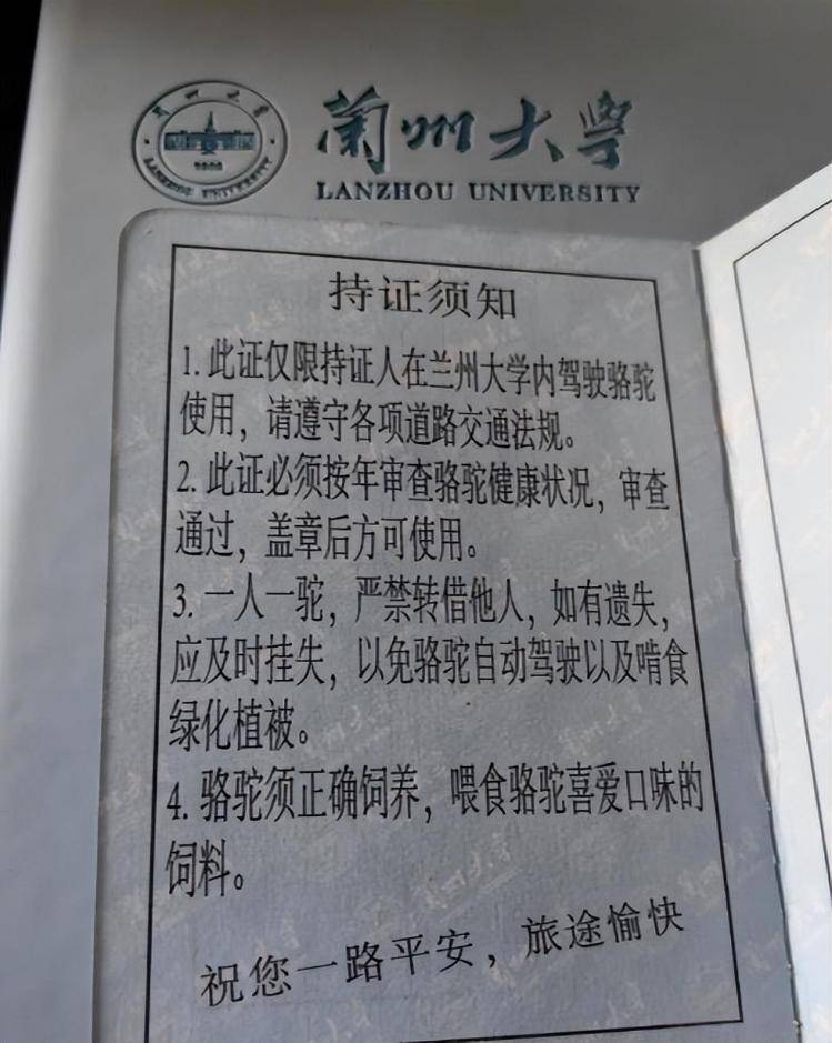 一人一驼<strong></p>
<p>比特币发行价</strong>，骆驼尾气排放超标要扣分？兰大回应学生持证骑骆驼上学：骆驼驾驶证为学校文创，非官方证件