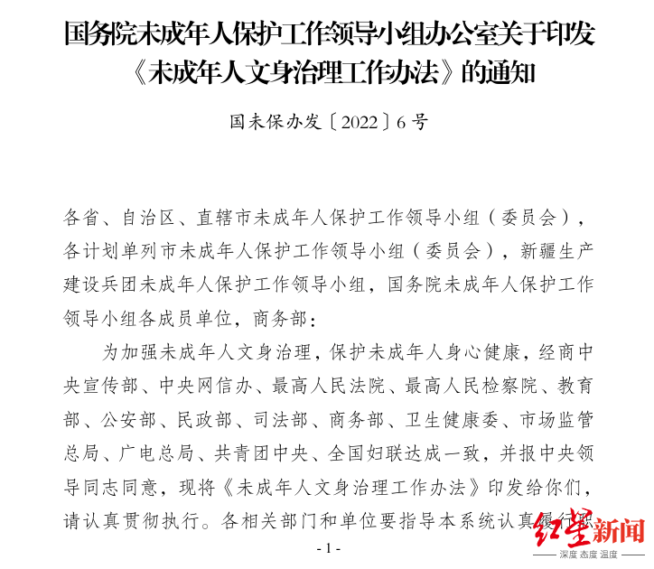 洛阳发布告知书<strong></p>
<p>bvv虚拟币</strong>，禁止向未成年人提供文身服务，当地多家文身店先问年龄后服务