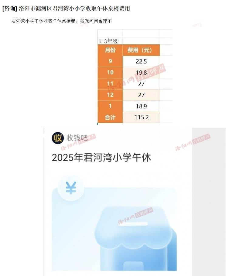 河南洛阳一小学收“午休费”一学期115元<strong></p>
<p>虚拟网领币</strong>,教体局:午休椅按天收费,将退费